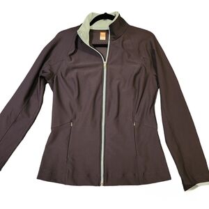 Lucy Tech Jacket Athletic Full Zip, size M, medium Gray
